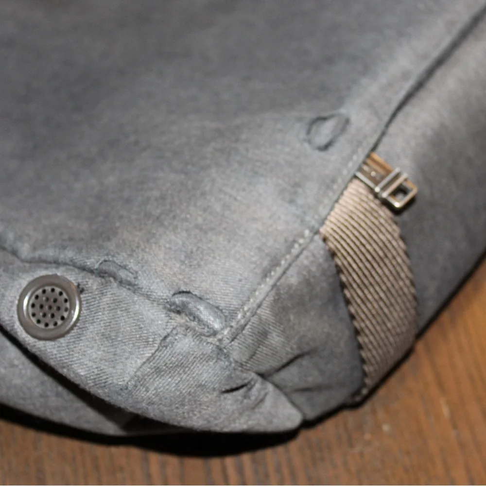 Tumi Gray and Brown Men's Messenger Bag